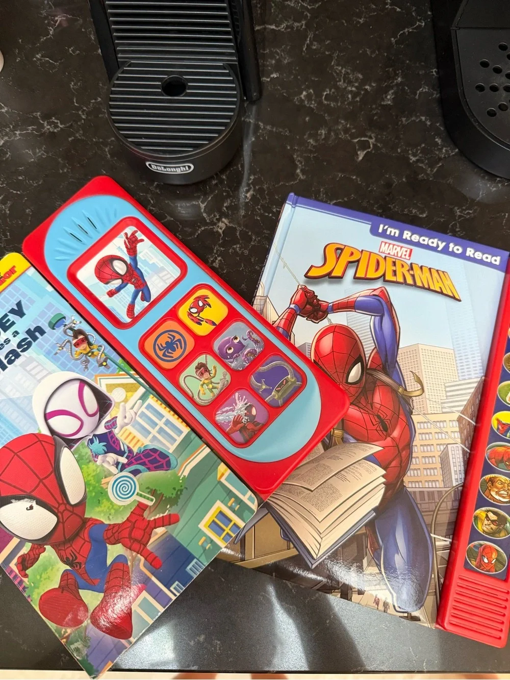 Marvel Spider-Man Sound Book Set in Red and Blue